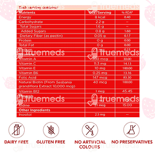 Hk Vitals Biotin Hair Gummies 30