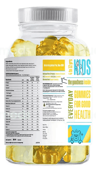 Celehealth Kidz Immuno Plus Pulpy Mango Flavour Gummies 30
