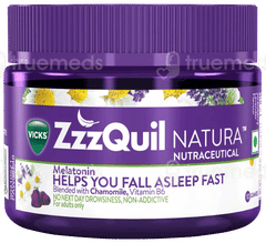 Vicks Zzzquil Natura Strawberry Lavender Flavour Gummies 10