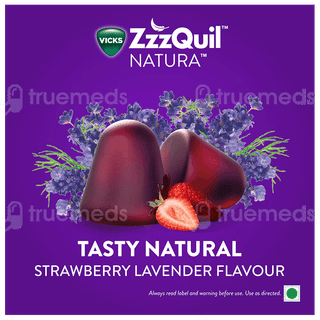 Vicks Zzzquil Natura Strawberry Lavender Flavour Gummies 10