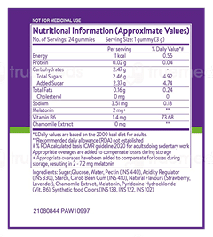 Vicks Zzzquil Natura Strawberry Lavender Flavour Gummies 24