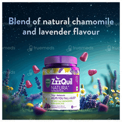 Vicks Zzzquil Natura Strawberry Lavender Flavour Gummies 24