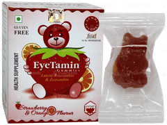Eyetamin Strawberry & Orange Flavour Gummies 30