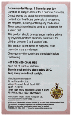 Eyetamin Strawberry & Orange Flavour Gummies 30