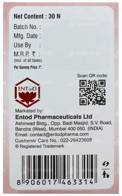 Eyetamin Strawberry & Orange Flavour Gummies 30