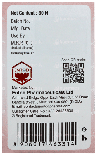 Eyetamin Strawberry & Orange Flavour Gummies 30