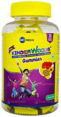 Kinderwoods New Delicious Strawberry Flavoured Gummies 30 Kinderwoods New Delicious Strawberry Flavoured Gummies 30