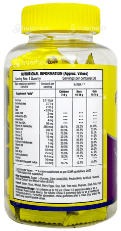 Kinderwoods New Delicious Strawberry Flavoured Gummies 30