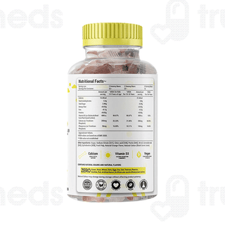 Nutrazee Calcium + D3 Orange Flavour Gummies 45
