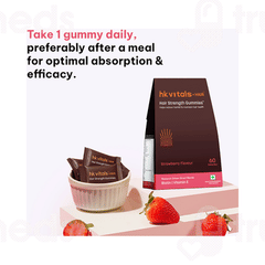Healthkart Hk Vitals Hair Strength Gummies 60