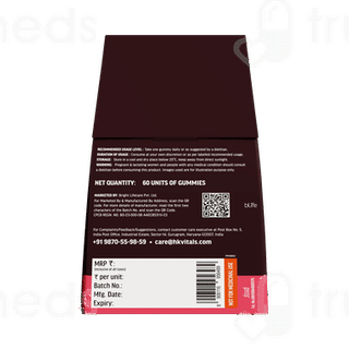 Healthkart Hk Vitals Hair Strength Gummies 60