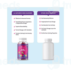 La Natures Iron Strawberry Flavour Gummies 30