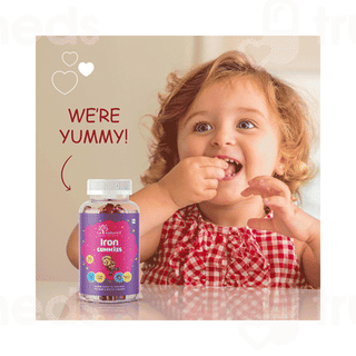La Natures Iron Strawberry Flavour Gummies 30