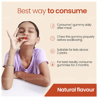 Zingavita Kids Chawanprash Natural Flavour With Honey Zero Added Sugar Gummies 30
