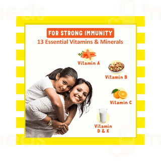 Power Gummies Junior Health Supplement For Ages 4 To 15 Years Mango Flavour Gummies 30