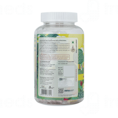 Qaadu Kids Calcium & Vitamin D Mango & Strawberry Flavour Gummies 60