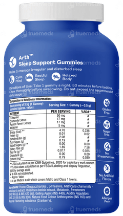 Arth Sleep Support Gummies 30 Arth Sleep Support Gummies 30