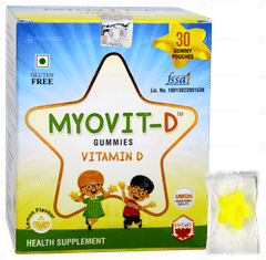 Myovit D Lemon Flavour Gummies 30