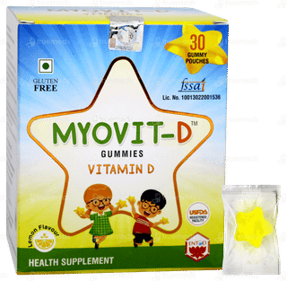 Myovit D Lemon Flavour Gummies 30