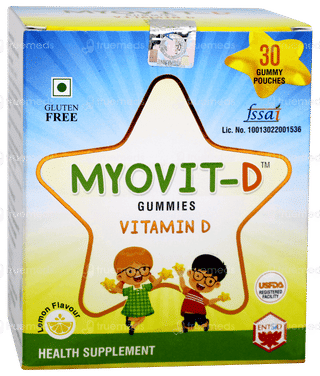 Myovit D Lemon Flavour Gummies 30