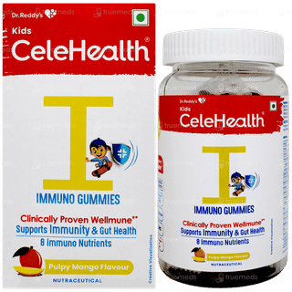 Celehealth Kids Immuno Pulpy Mango Flavour Gummies 30