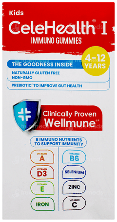 Celehealth Kids Immuno Pulpy Mango Flavour Gummies 30