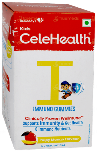 Celehealth Kids Immuno Pulpy Mango Flavour Gummies 30