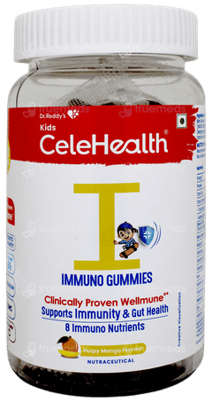 Celehealth Kids Immuno Pulpy Mango Flavour Gummies 30
