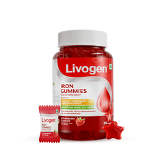 Livogen Iron | Iron Helps In Tiredness Supports Healthy Hair Veg Gummies 30 Livogen Iron | Iron Helps In Tiredness Supports Healthy Hair Veg Gummies 30