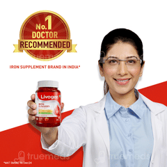 Livogen Iron | Iron Helps In Tiredness Supports Healthy Hair Veg Gummies 30