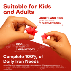 Livogen Iron | Iron Helps In Tiredness Supports Healthy Hair Veg Gummies 30