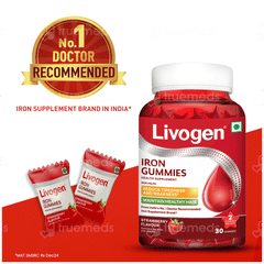 New Livogen Iron Gummies With Advanced Micronized Technology For Easy Iron Absorption 30