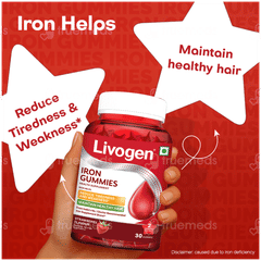 New Livogen Iron Gummies With Advanced Micronized Technology For Easy Iron Absorption 30