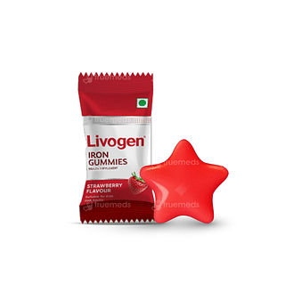 Livogen Iron Strawberry Flavour Gummies 30