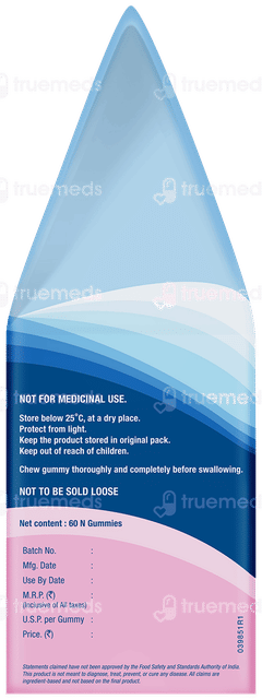 Calcimax Strawberry Flavour Sugar Free Gummies 60