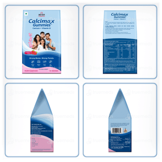 Calcimax Strawberry Flavour Sugar Free Gummies 60