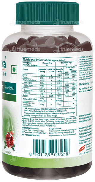 Himalaya Healthy Gut Probiotic Gummies 60