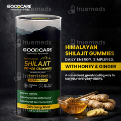 Goodcare Himalayan Shilajit Honey & Ginger No Added Sugar Power Gummies 60
