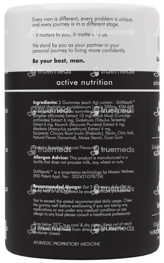 Man Matters Shilajit No Added Sugar Gummies 30
