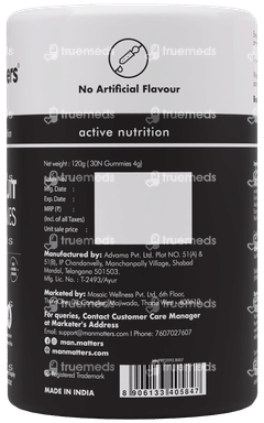 Man Matters Shilajit No Added Sugar Gummies 30