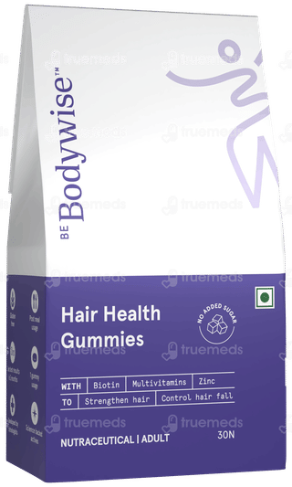 Be Bodywise Hair Health No Added Sugar Gummies 30