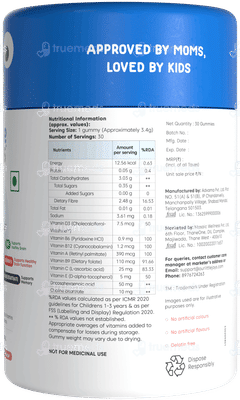 Little Joys 2+ Years Dha Brain Health Strawberry Flavour No Added Sugar Gummies 30