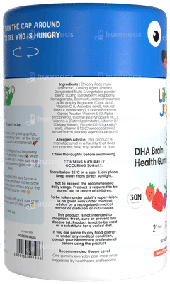 Little Joys 2+ Years Dha Brain Health Strawberry Flavour No Added Sugar Gummies 30