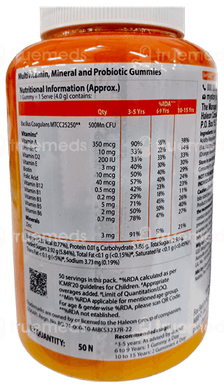 Centrum Kids 3-15 Years Multivitamin Gummies 50