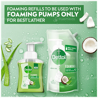 Dettol Aloe Coconut Foaming Handwash Pump 250ml And Refill 200ml