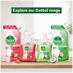 Dettol Aloe Coconut Foaming Handwash Pump 250ml And Refill 200ml