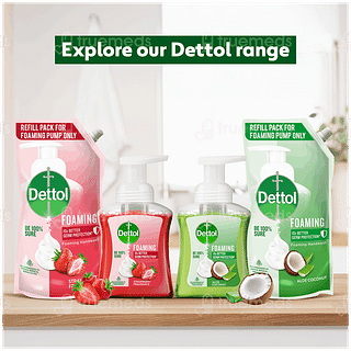 Dettol Aloe Coconut Foaming Handwash Pump 250ml And Refill 200ml