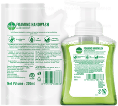Dettol Aloe Coconut Foaming Handwash Pump 250ml And Refill 200ml