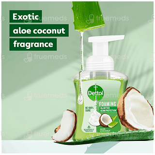 Dettol Aloe Coconut Foaming Handwash Pump 250ml And Refill 200ml