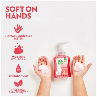 Dettol Strawberry Fragrance Foaming Handwash Pump 250ml And Refill 200ml